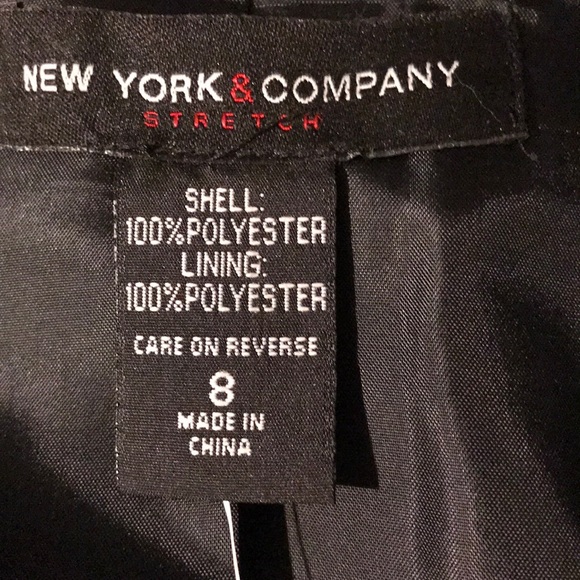 NewYork & Company classy Black Washable Blazer - Picture 5 of 7